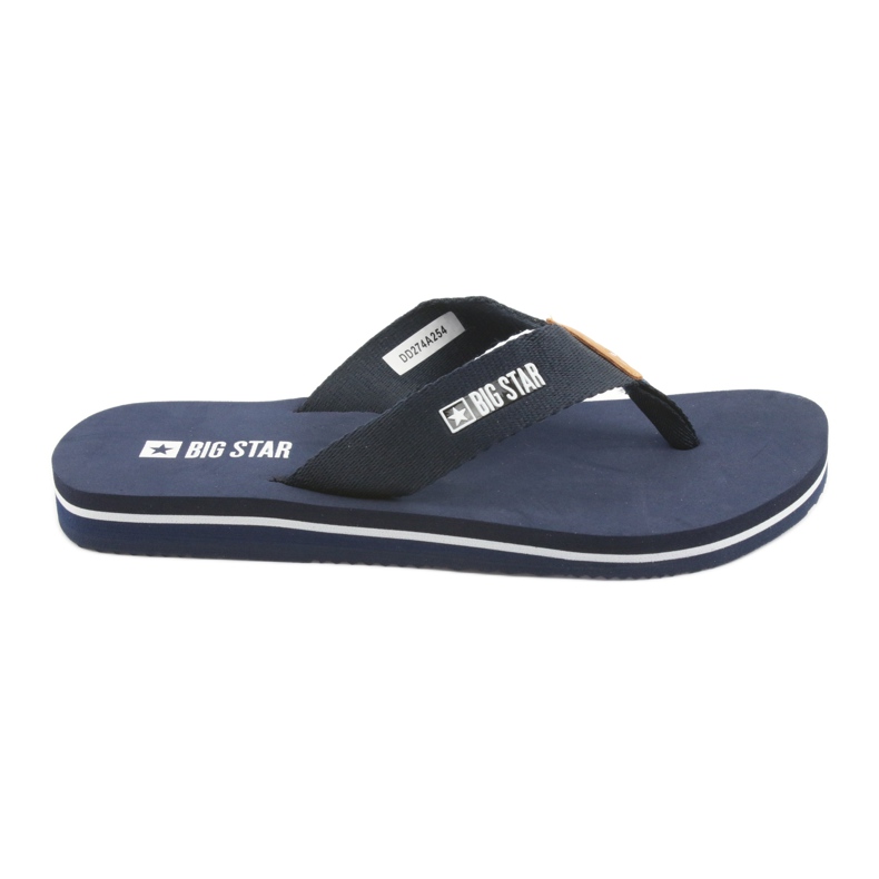 Big Star navy blue flip flops