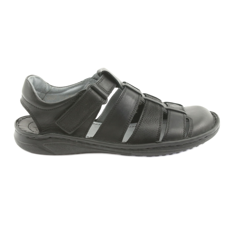 Black Riko 619 men's sports sandals Black Riko 619 men's sports sandals