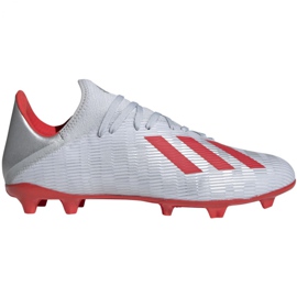 The adidas X 19.3 Fg M F35382 football boots multicolored silver