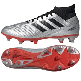 Adidas Predator 19.3 Sg M F99992 football boots multicolored silver Adidas Predator 19.3 Sg M F99992 football boots multicolored silver