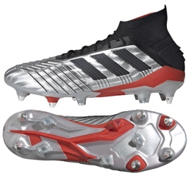 Adidas Predator 19.1 Sg M F99986 football boots multicolored silver Adidas Predator 19.1 Sg M F99986 football boots multicolored silver
