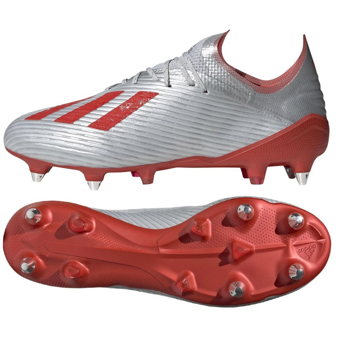 Silver adidas football boots outlet