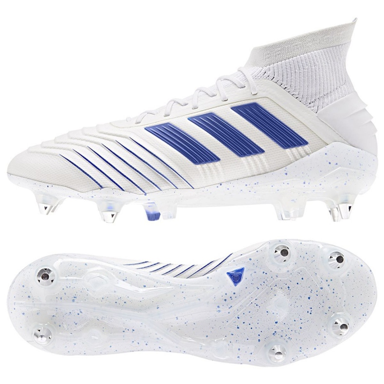 Adidas Predator 19.1 Sg M D98055 football boots white white