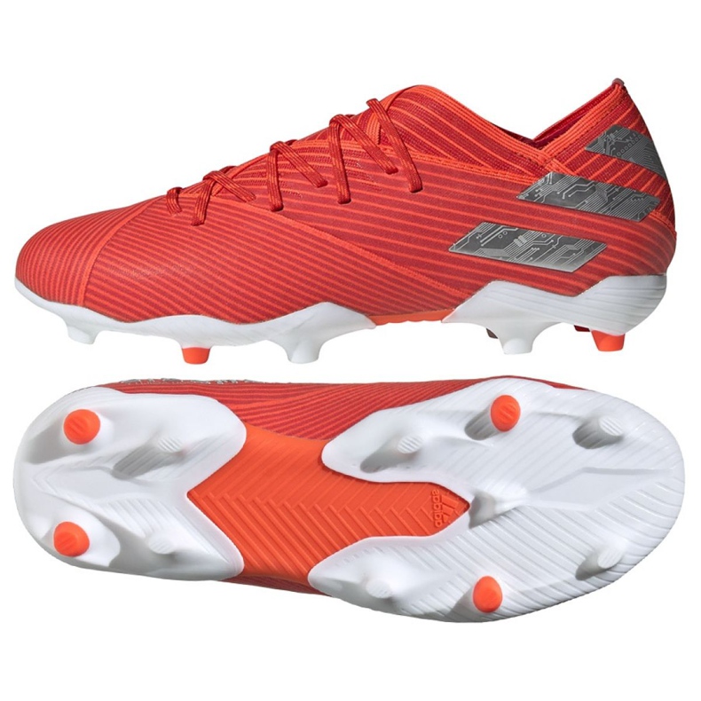 The adidas Nemeziz 19.1 Fg Jr F99955 football boots red red