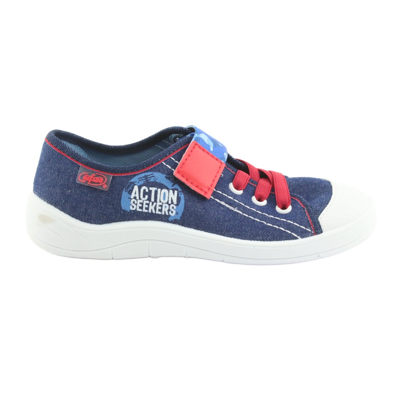 Befado children's shoes 251Y101 red navy blue blue