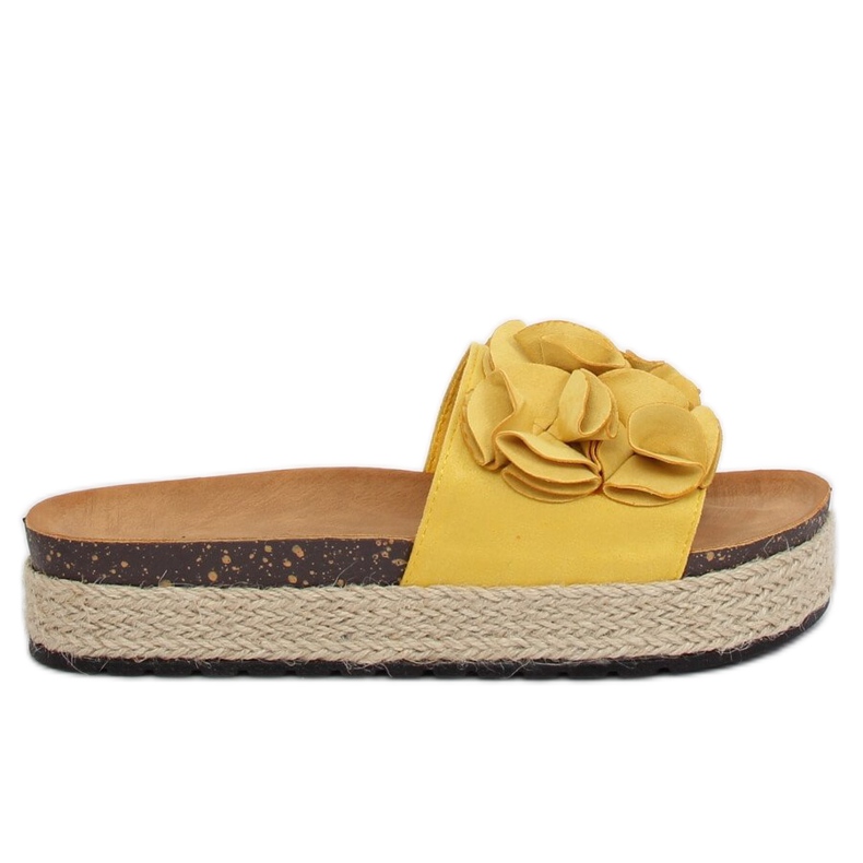 Yellow espadrilles slippers N-35 Yellow