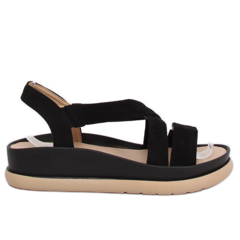Black women's sandals G-199 Black