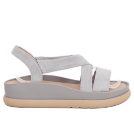 Gray sandals for women G-199 Gray grey