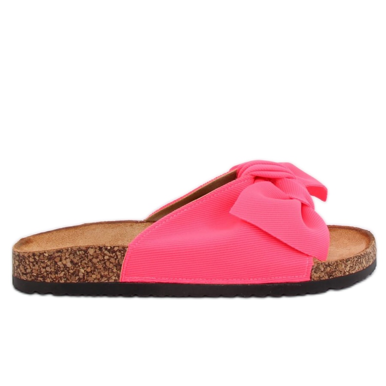 Neon pink slippers 218-212 Fushia