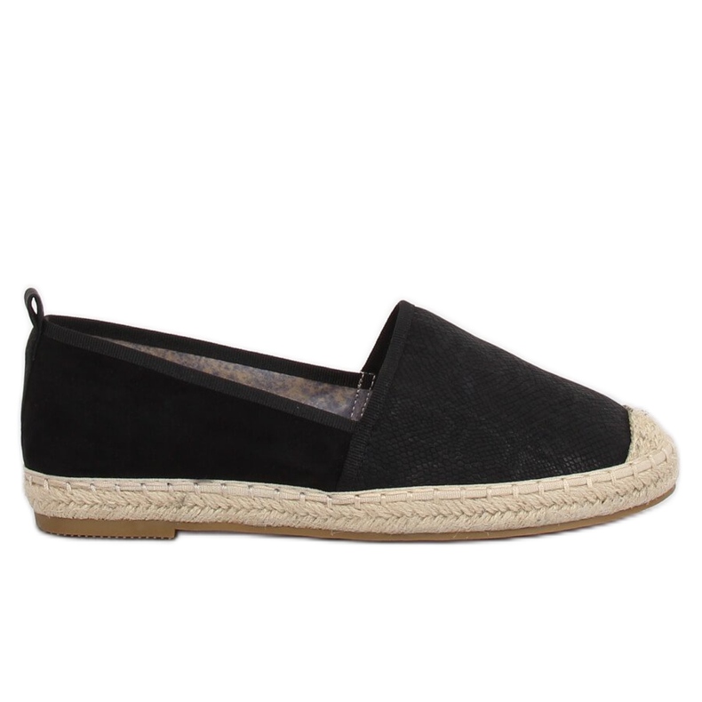 Black women's espadrilles A629-ESP-1 Black