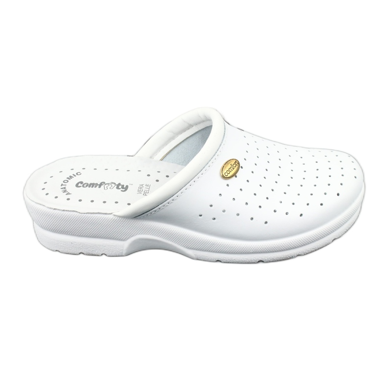 Medical white slippers Comfooty Alessia