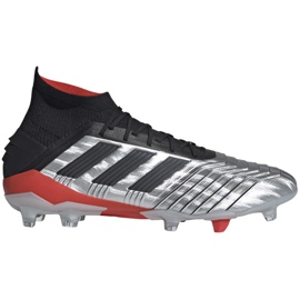 Adidas Predator 19.1 Fg M F35607 football boots grey silver