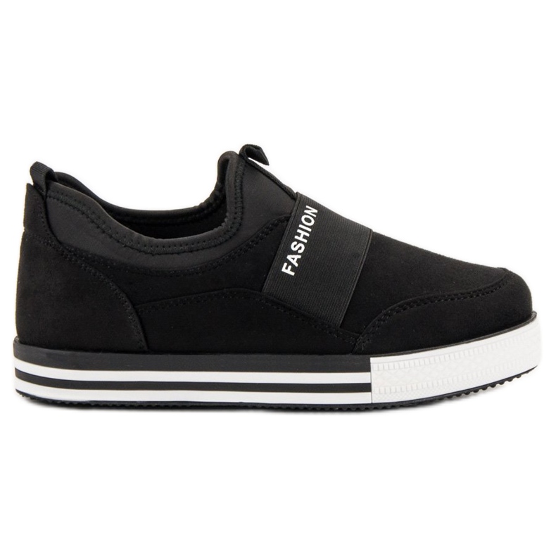 SHELOVET Slip-on Sneakers black