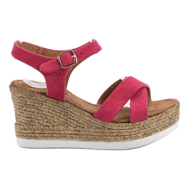 JESSY ROSS Fuchsia Suede Sandals pink JESSY ROSS Fuchsia Suede Sandals pink