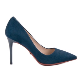 Jumex Suede heels blue