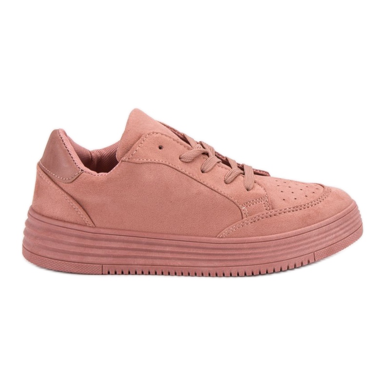 SDS Suede Sports Shoes pink
