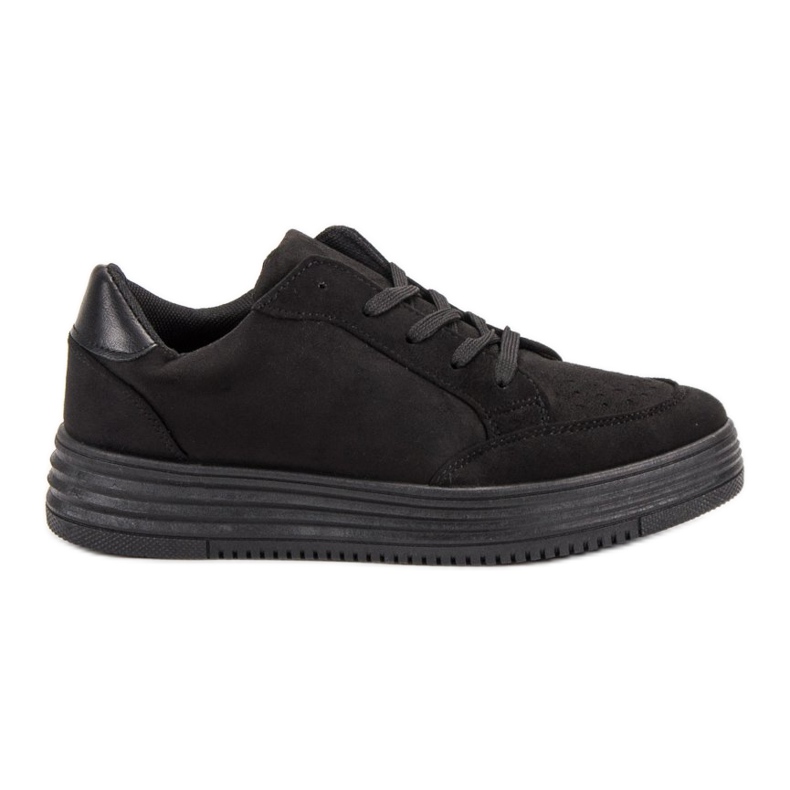 SDS Suede Sports Shoes black SDS Suede Sports Shoes black