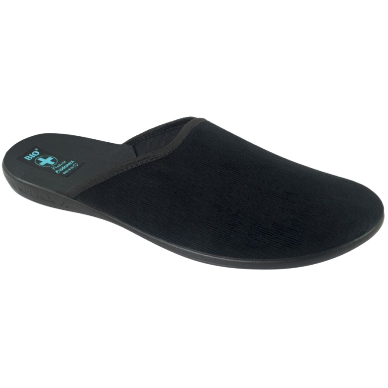 Men's Corduroy Slippers Adanex black Men's Corduroy Slippers Adanex black