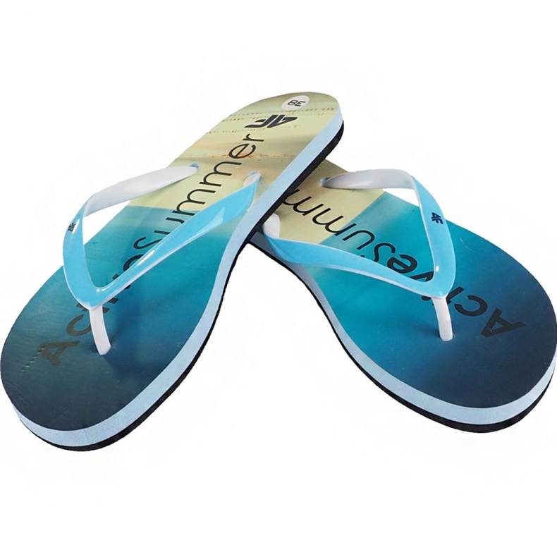 Slippers 4f W H4L19-KLD004 34S light blue multicolored