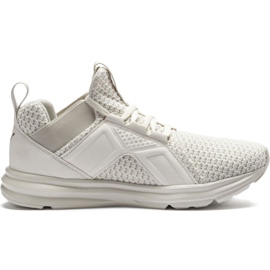 Running shoes Puma Enzo Knit Nm Wn s Whisper W 192440 03 white grey Running shoes Puma Enzo Knit Nm Wn s Whisper W 192440 03 white grey