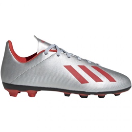 Adidas X 19.4 FxG Jr F35362 football boots multicolored silver Adidas X 19.4 FxG Jr F35362 football boots multicolored silver