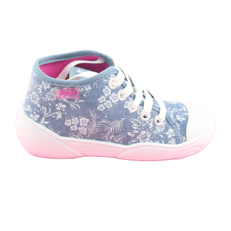 Befado children's shoes 218P056 white blue Befado children's shoes 218P056 white blue