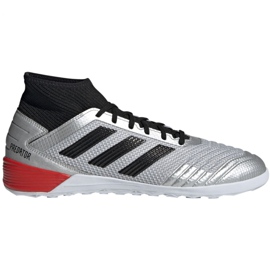 Indoor shoes adidas Predator 19.3 In M F35614 silver grey - KeeShoes