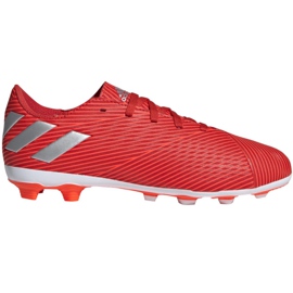 Adidas Nemeziz 19.4 FxG Jr F99948 football boots red red Adidas Nemeziz 19.4 FxG Jr F99948 football boots red red