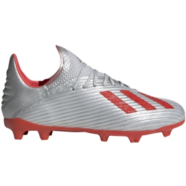 Adidas X 19.1 Fg Jr F35683 football boots grey grey