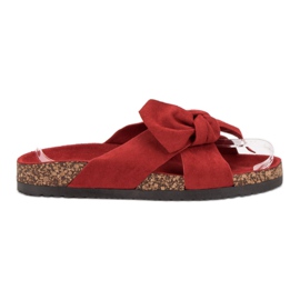 Cm Paris Suede Slippers red