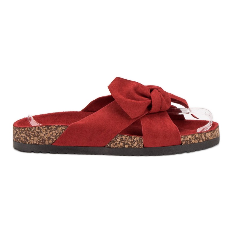 Cm Paris Suede Slippers red