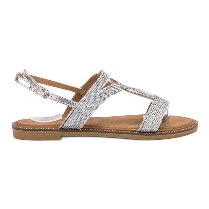 Erynn Silver Sandals grey