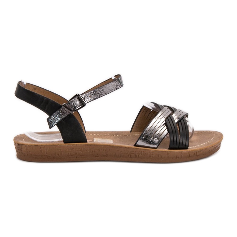 SHELOVET Comfortable Sandals black