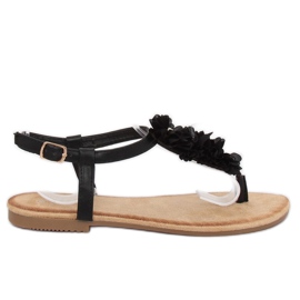 Black women's sandals 7622-PL Black Black women's sandals 7622-PL Black