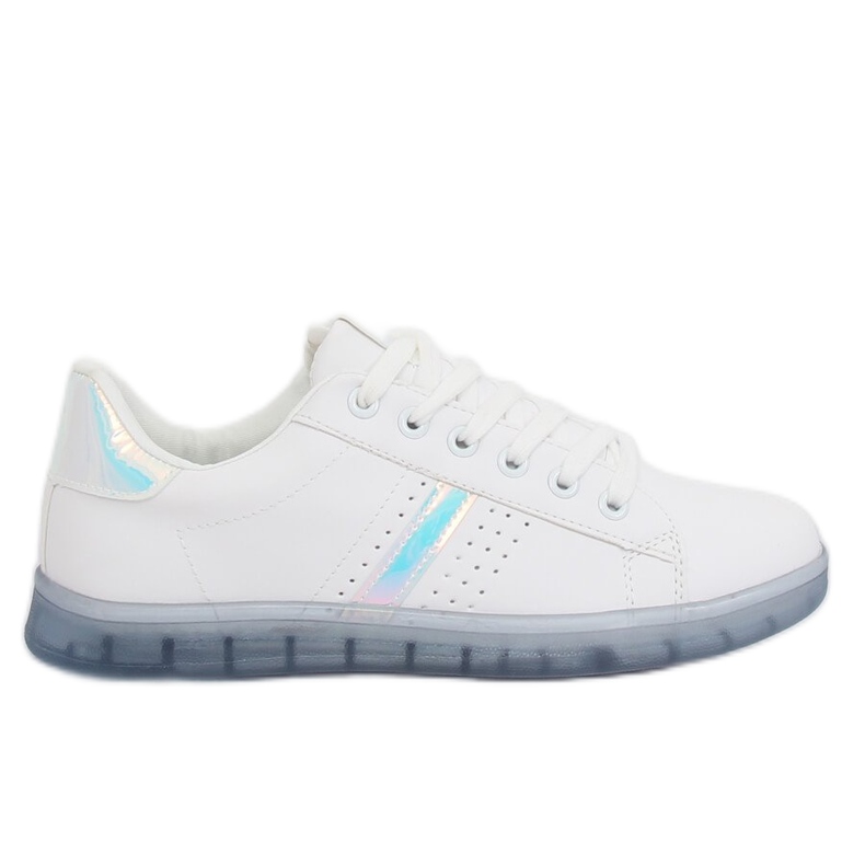 Women's white and blue sneakers 2B9XX923 WHITE / BLUE
