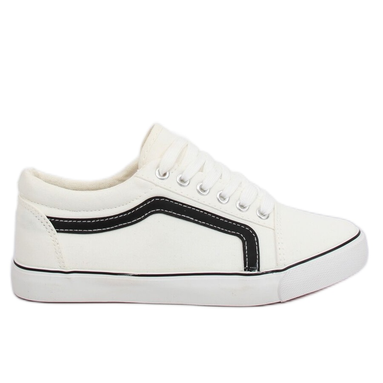 White women's sneakers BL117P White