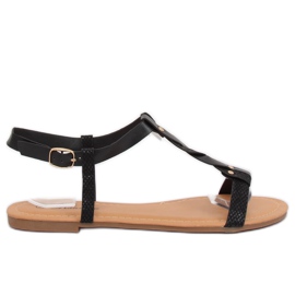Black women's sandals S060071 Black