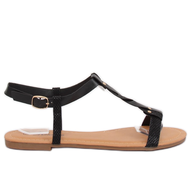Black women's sandals S060071 Black