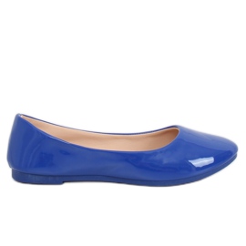 Women's cobalt ballerinas JX76P T.BLUE navy blue