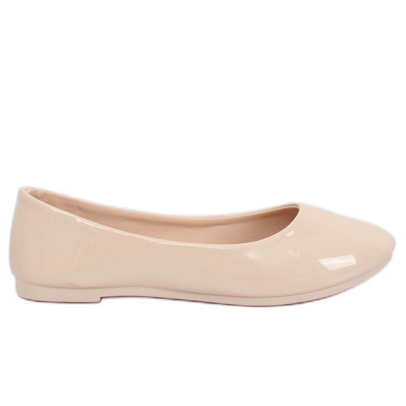 Women's beige ballerinas JX76P Beige