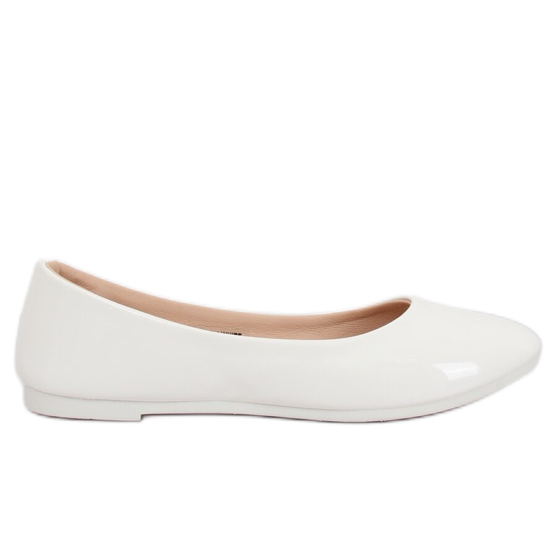 White women's ballerinas JX76P White