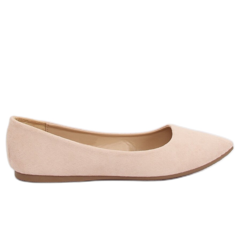 Ballerinas almond beige toes WD39P Beige