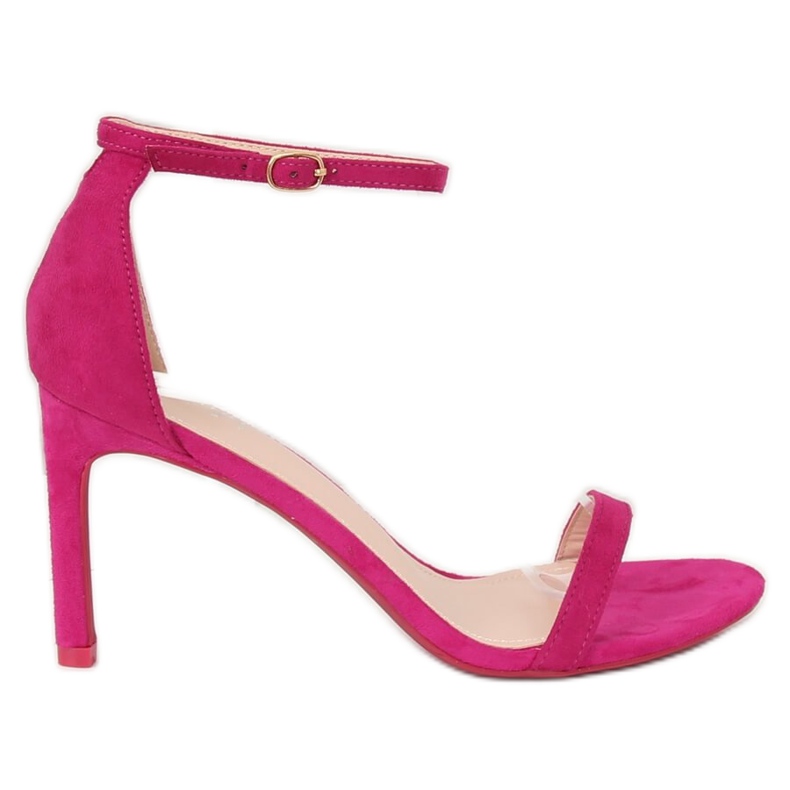 Fuchsia sandals on a high heel NF-31P Fuchsia pink