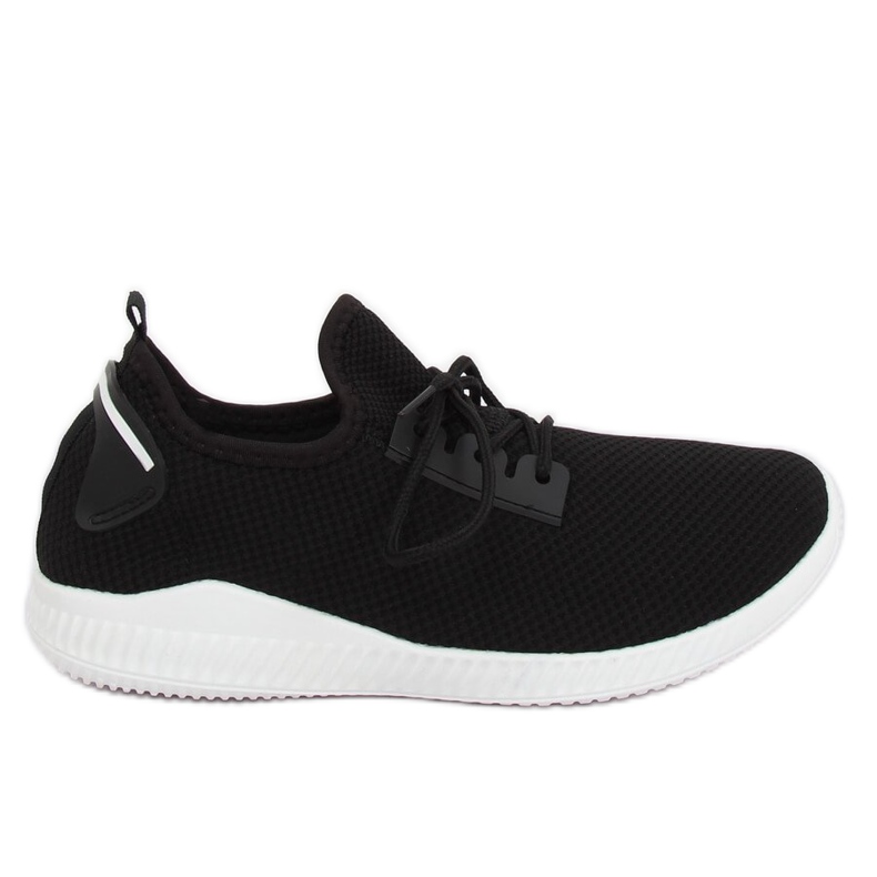 Black sports shoes 7762-Y Black