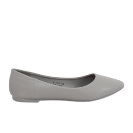Gray CC108 LT.GRAY ballerinas for women grey