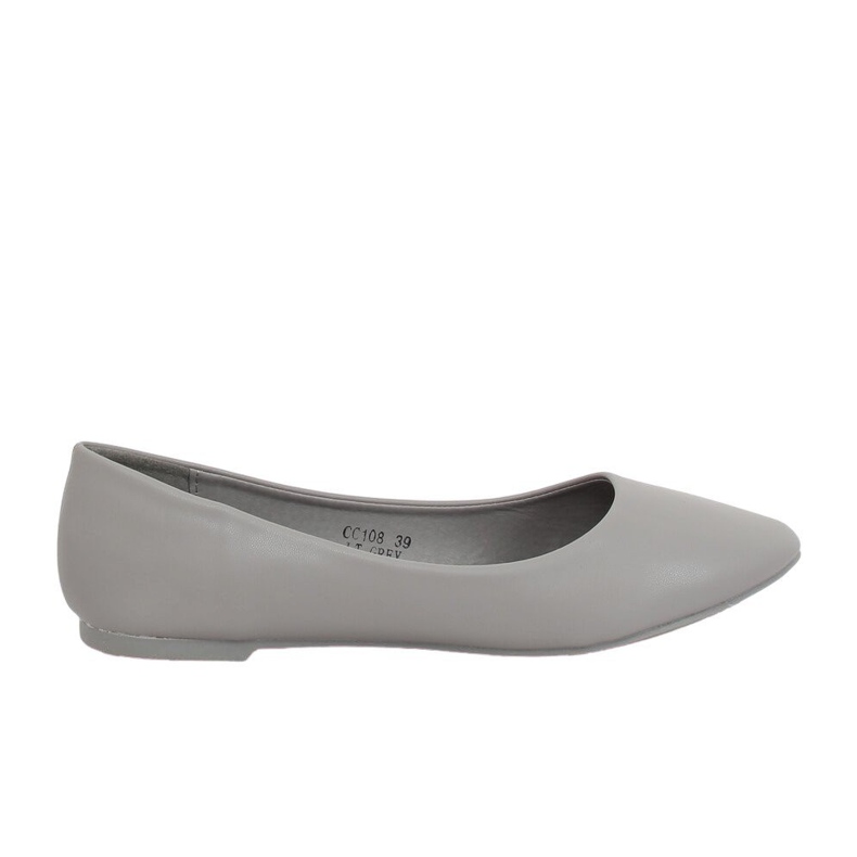 Gray CC108 LT.GRAY ballerinas for women grey