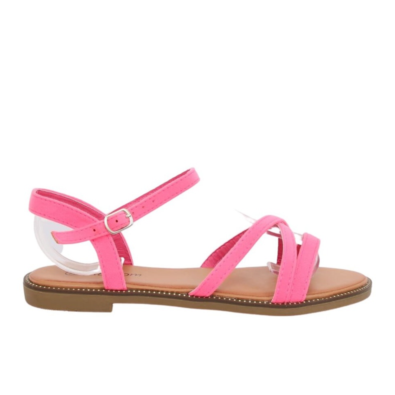 Pink women's sandals WL255 Fushia