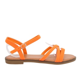 Orange women's sandals WL255 Orange