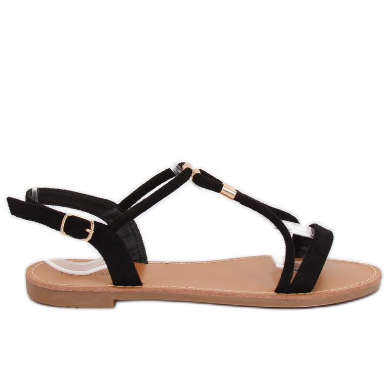 Black women's sandals L520 Black