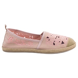 VICES Suede Espadrilles pink